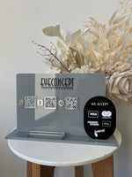 5 in 1 - Rectangle 3 QR codes, Logo, Card Holder and Oval - Luxe Decor by Lisa