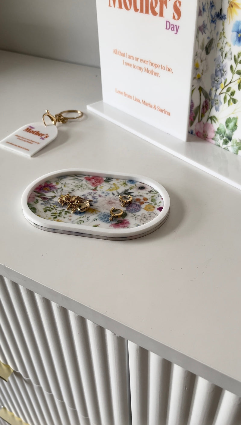 Floral Trinket Tray