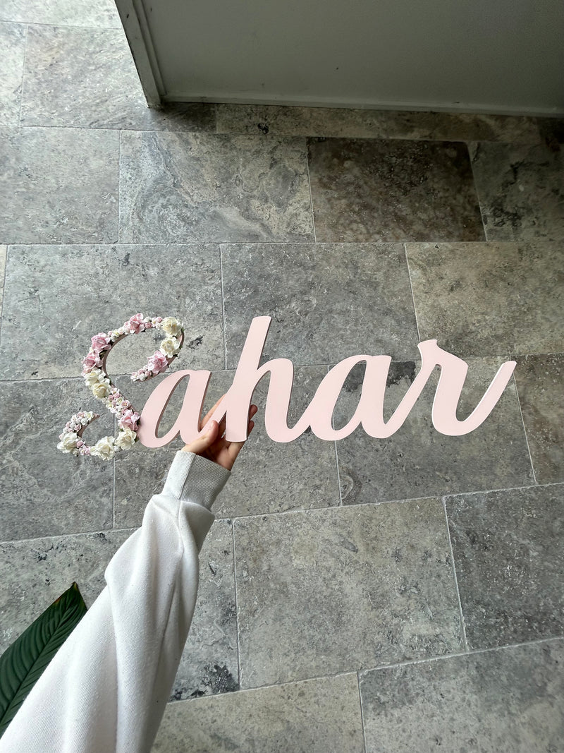 Floral First Letter Names/Words