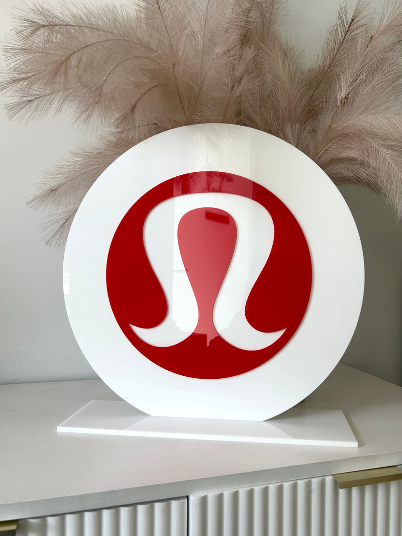 Round Freestanding Business Logo Signage