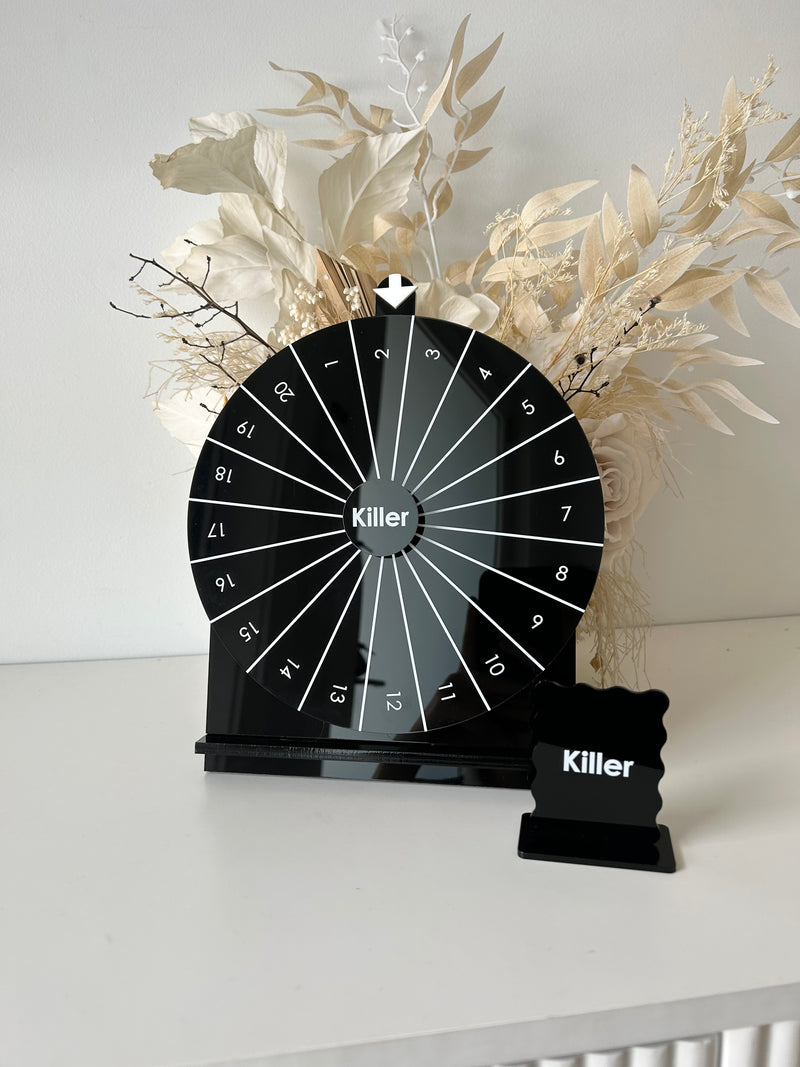 Spin the wheel - Blank or Custom Style - Small Size (20 Options)