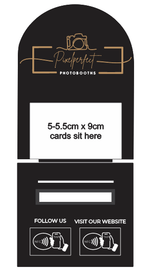 Arched Logo, Business Card Holder + 2 NFC - Luxe Decor by Lisa