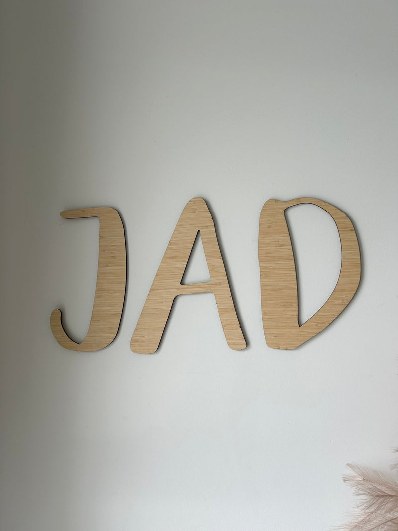 Bamboo Wall Hanging Names - Luxe Decor by Lisa