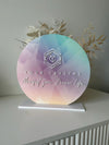 Custom UV Printed + 3D Logo Sign Freestanding - Luxe Decor by Lisa