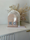 Double Arched Logo + 2 QR’s and Card Holder - Luxe Decor by Lisa
