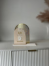 Double Arched Logo + Single NFC and Card Holder - Tap to Review - Luxe Decor by Lisa
