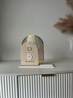 Double Arched Logo + Single NFC and Card Holder - Tap to Review - Luxe Decor by Lisa