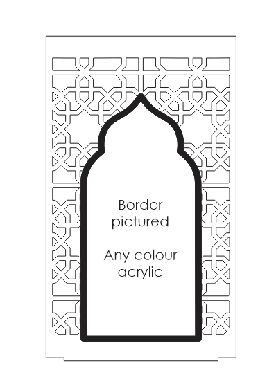 Fatima Only WHOLESALE - Mihrab Door Freestanding Style 1 - Luxe Decor by Lisa