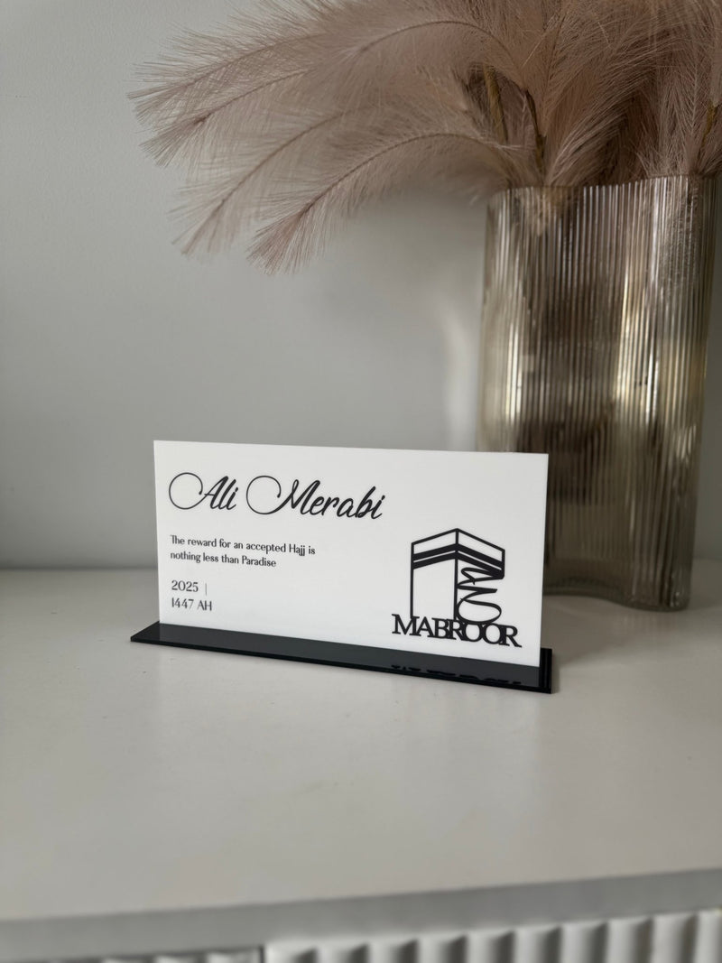 Hajj Custom Rectangle - Kaba - Luxe Decor by Lisa