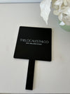 Handheld Custom Name/Logo Mirrors - Square - Luxe Decor by Lisa
