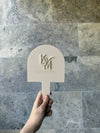 Handheld Custom Name/Logo Mirrors - Various Shapes 3D Logos - Luxe Decor by Lisa