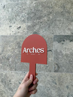 Handheld Custom Name/Logo Mirrors - Various Shapes 3D Logos - Luxe Decor by Lisa