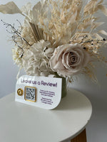 Leave a review - wall sign