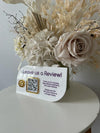 Leave a review - wall sign - Luxe Decor by Lisa