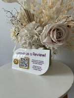 Leave a review - wall sign - Luxe Decor by Lisa