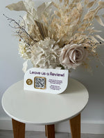 Leave a review - wall sign - Luxe Decor by Lisa