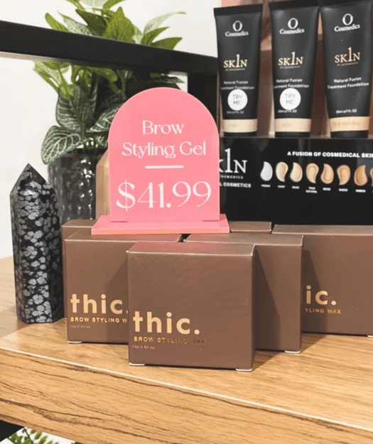 Mini Arch Pricing Signs Acrylic Market/Pop Up Stall Business Signs - Luxe Decor by Lisa