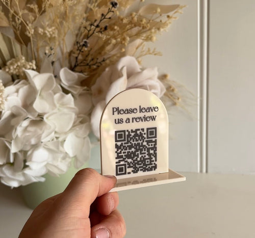 Mini Arch Review Sign - Luxe Decor by Lisa