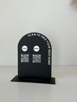 Realty Arch Acrylic Sign, Sale or Rent + Card Holder - Luxe Decor by Lisa