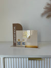 Rectangle Social, Logo, 2 QR's + Card Holder - Luxe Decor by Lisa