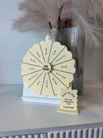 Scalloped Spin the wheel - Blank or Custom Style (small) - Luxe Decor by Lisa