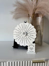 Scalloped Spin the wheel - Blank or Custom Style (small) - Luxe Decor by Lisa