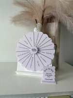Scalloped Spin the wheel - Blank or Custom Style (small) - Luxe Decor by Lisa