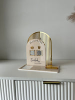 Scan to Pay, Double Arched, Square + 2 QR’s, Card Holder and Logo - Luxe Decor by Lisa