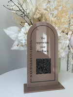 Simple Arch Review Sign - Luxe Decor by Lisa
