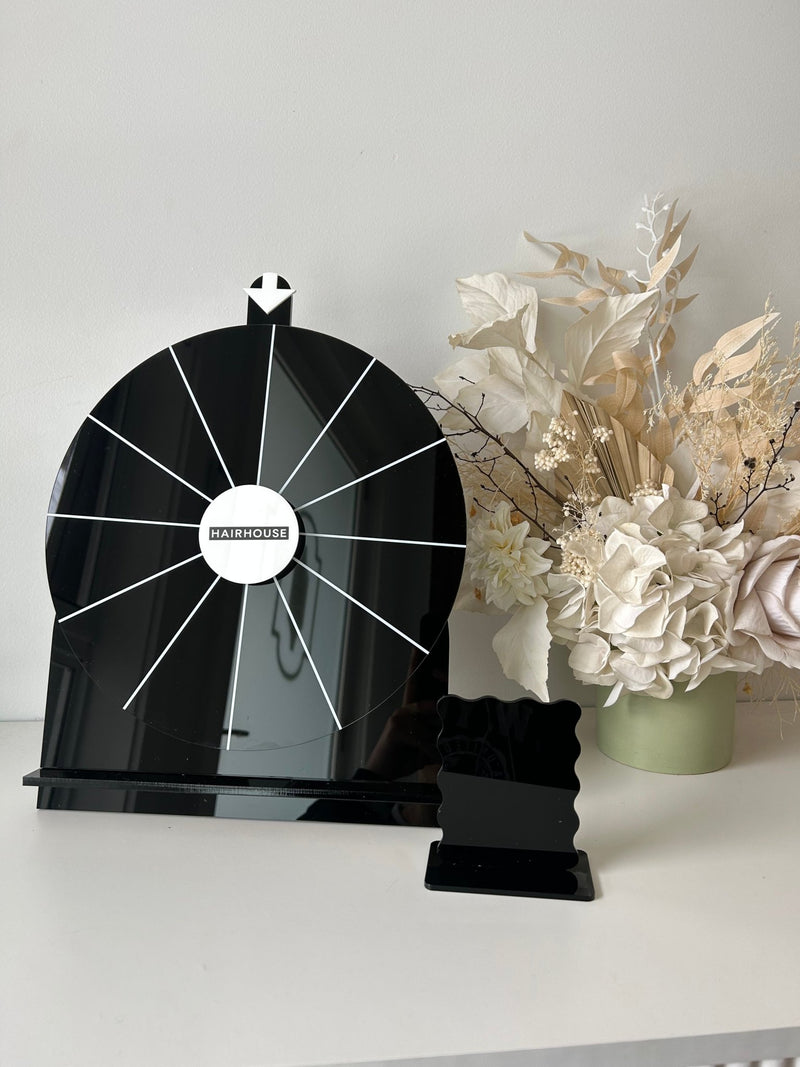 Spin the wheel - Blank or Custom Style - Medium Size - Luxe Decor by Lisa