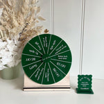 Spin the wheel - Blank or Custom Style - Small Size - Luxe Decor by Lisa