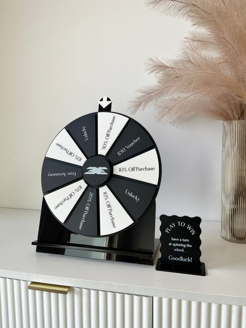 Spin the wheel - Custom Style - Medium Size, Double Coloured (10 spots) - Luxe Decor by Lisa
