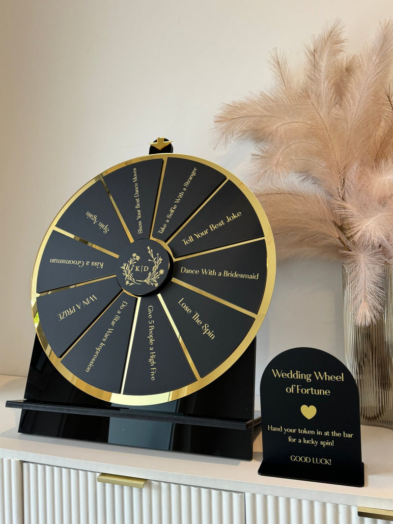 Spin the wheel - Large Size, Round - Luxe Decor by Lisa