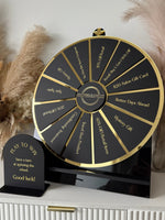 Spin the wheel - Large Size, Round - Luxe Decor by Lisa