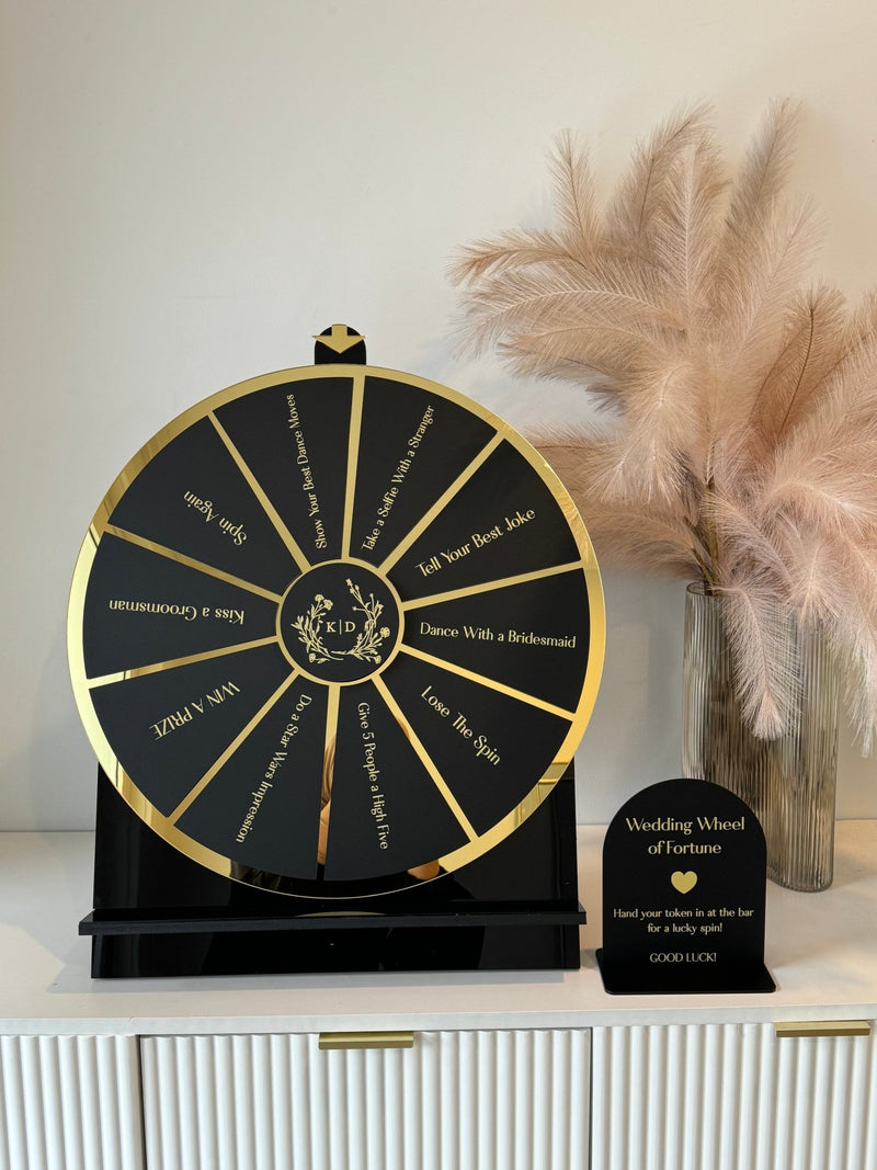 Spin the wheel - Large Size, Round - Luxe Decor by Lisa
