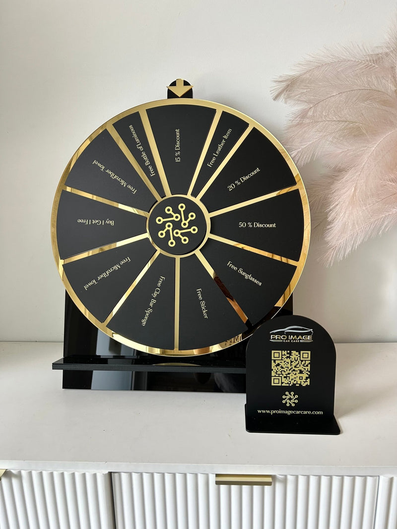 Spin the wheel - Large Size, Round - Luxe Decor by Lisa