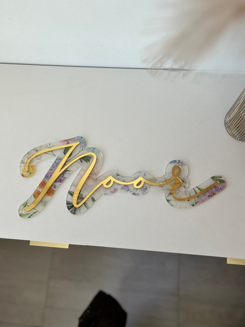 UV Printed Name Signs - Luxe Decor by Lisa