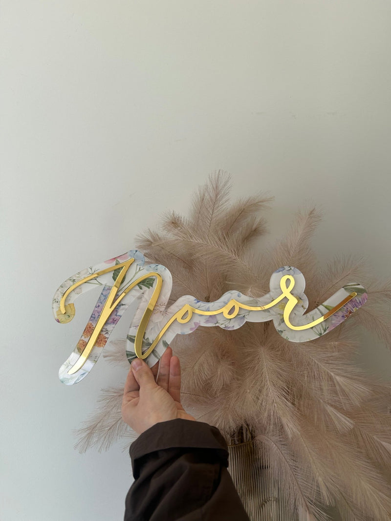 UV Printed Name Signs - Luxe Decor by Lisa