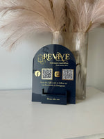 Wall Logo, 2 QR’s and Card Holder Arch - Luxe Decor by Lisa