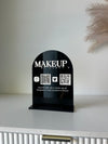 Wall Logo, 2 QR’s and Card Holder Arch - Luxe Decor by Lisa
