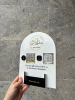 Wall Logo, 2 QR’s and Card Holder Arch - Luxe Decor by Lisa