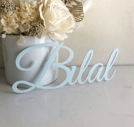 WHOLESALE Solid Colour Acrylic Names + Words - Luxe Decor by Lisa