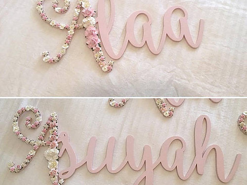 Floral First Letter Names/Words