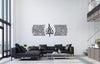3 Piece Ayat Al Kursi Calligraphy - Luxe Decor by Lisa