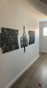 3 Piece Ayat Al Kursi Calligraphy - Luxe Decor by Lisa