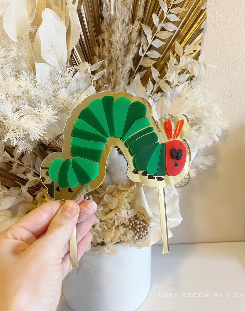 3D Caterpillar Topper - Luxe Decor by Lisa