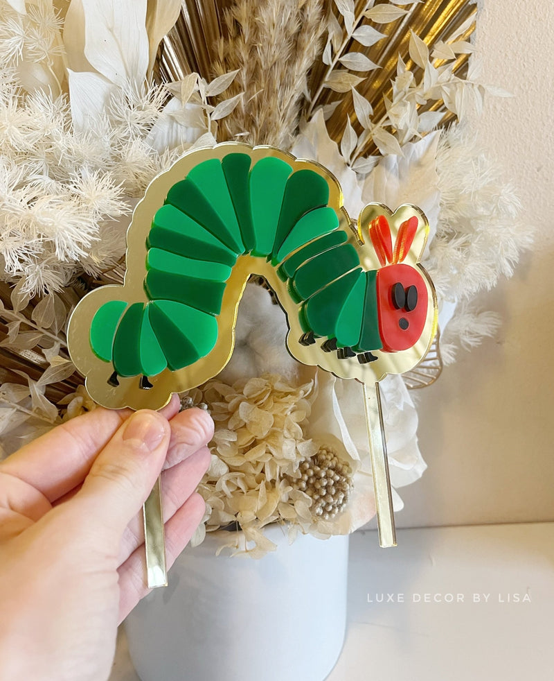 3D Caterpillar Topper - Luxe Decor by Lisa