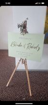 3D Event Sign Style Acrylic Rectangle - Luxe Decor by Lisa