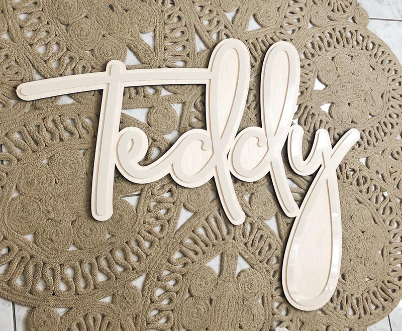 3D Kids Name Signs - Plywood - Luxe Decor by Lisa
