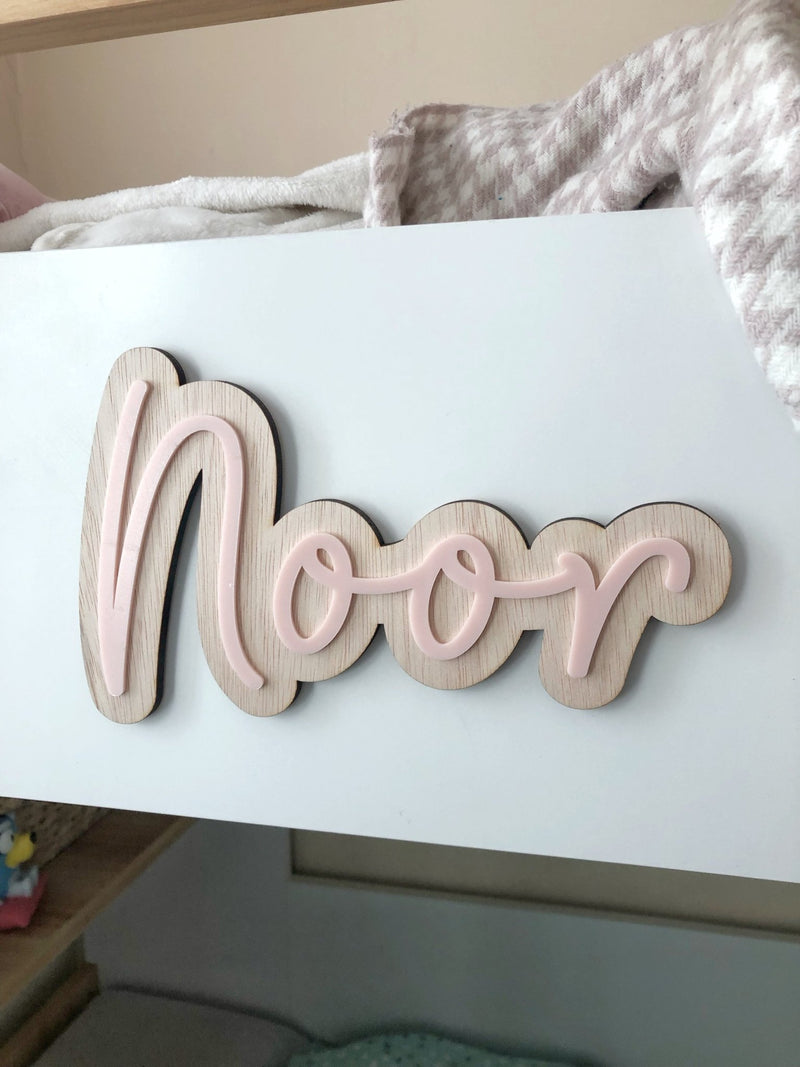 3D Kids Name Signs - Plywood - Luxe Decor by Lisa